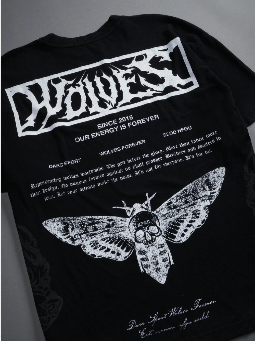Darc Sport Deaths Head Tee Premium Oversized Xl Sold Out NWT